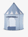 KIDS CONCEPT尼龍遊戲帳篷 (粉紅色/藍色) / Graphic-print nylon play tent 130cm (Pink/Blue)