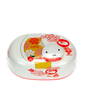 日本LEC Miffy 潤肌加厚濕紙巾(80枚)盒裝-LEC Miffy thicken wet tissues 80pcs-box