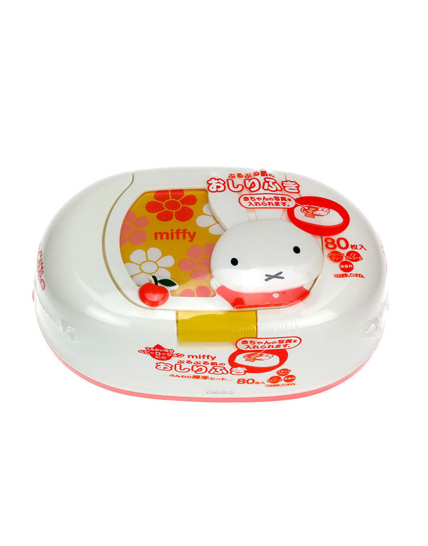 日本LEC Miffy 潤肌加厚濕紙巾(80枚)盒裝/LEC Miffy thicken wet tissues 80pcs/box