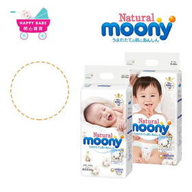 Natural Moony 日本有機棉 $708-6包套裝 - Natural Moony $708-6 packs set