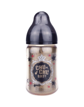 ChuChu 可愛媽媽寬口PPSU奶瓶160ml <黑色> ChuChu MaMa Cawa PPSU 160ml milk bottle series <Black>