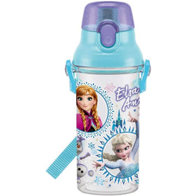 Skater 一鍵式透明水樽 480ml <日本製> - 迪士尼公主 / 冰雪奇緣 Japan water bottle (princess, Frozen)