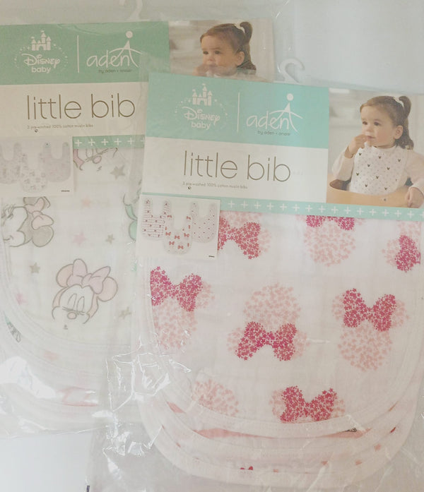 Aden + Anais 棉口水肩(3件裝) / little Bib (3pcs)