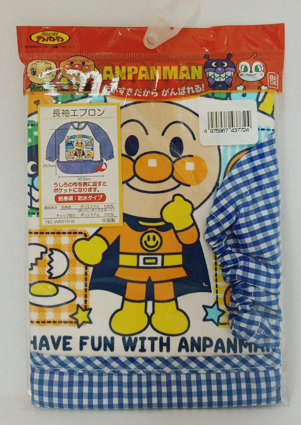 Anpanman 防水 長袖圍兜