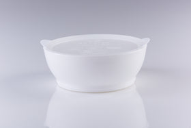 eLipse 防漏學習吸盤碗 (1套2碗連蓋) 12oz (白色) / Spill-Proof Bowl 12oz (white) 2 bowls with lids (12months+) stage 3