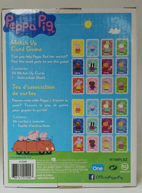 Peppa Pig Match Up Card Game (24 cards) / 記憶配對圖卡遊戲 (24張圖卡)