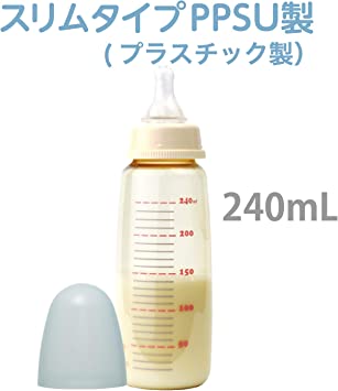 ChuChu 自然標準口徑 PPSU 奶瓶 - 240ml / Slim Type PPSU Feeding Bottle - 240ml