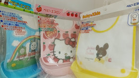 日本製 OSK 嬰幼兒可拆式兩用口水肩圍兜 (Thomas & Friends/Hello Kitty/Jackie & Chackie) / Baby Bib