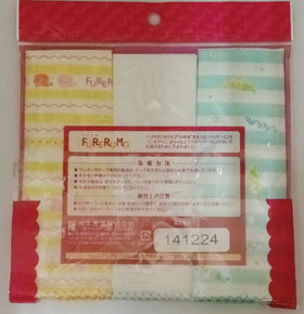 Furerumo 純棉紗巾 3枚 (30cm x 30cm) / Baby Handkerchief 3's