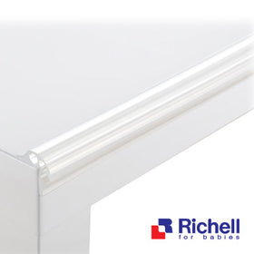 Richell 傢俱透明防撞膠條 - 長條型/2條裝 (直線直角包邊) <40cm長>