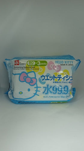 LEC Hello Kitty  99%純水嬰兒濕紙巾(80枚x3包) wet tissues (80pcs x 3pack)