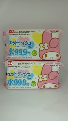 LEC My Melody 99%純水嬰兒濕紙巾(80枚) wet tissues (80pcs)