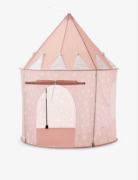 KIDS CONCEPT尼龍遊戲帳篷 (粉紅色/藍色) / Graphic-print nylon play tent 130cm (Pink/Blue)
