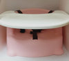 日本Richell 2-WAY兩用型坐椅餐椅 (7個月~5歲) < 粉紅色坐椅配白色餐枱>