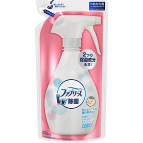 P&G Febreze 無添加香料布製品除菌消臭噴霧(嬰兒適用)  320ml  補充裝