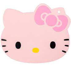 Kyocera x Hello Kitty造型 日本製砧板 <白色/粉紅色> / Cutting Board