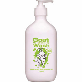 澳洲Goat Wash 檸檬香桃木山羊奶沐浴露 500ml -Goat Moisturising Wash  500ml(Lemon Myrtle)(green)