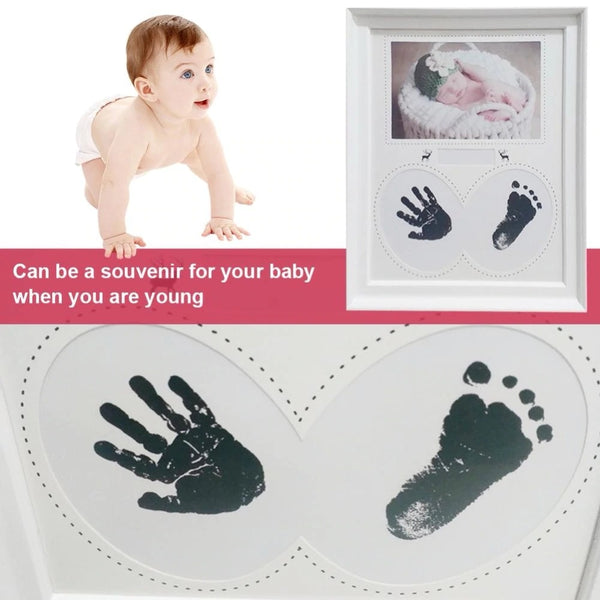 初生嬰兒手腳印相框 (粉紅色)
