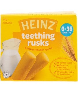 HEINZ亨氏 磨牙餅 100克(12條) - Teething rusks