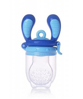 英國KIDSME 咬咬樂輔食器 藍色 大碼 - Happy Babe Store 開心寶寶嬰兒用品專門店