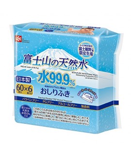 LEC 富士山天然水 99.9% 濕紙巾 60PX6包