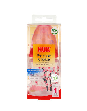NUK Premium Choice 150ml 寬口PP奶瓶 (RED)
