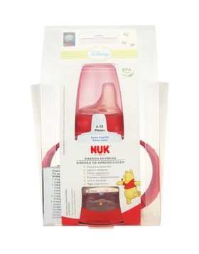 Nuk Premium Choice 小雄維尼 150ml 寬口PP兩用學習飲奶瓶連手柄 Winnie-the-Pooh 150ml PP Learner bottle with spout (Red)