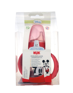 Nuk Premium Choice 米妮150ml 寬口PP兩用學習飲奶瓶連手柄 Minnie 150ml PP Learner bottle with spout (Red)