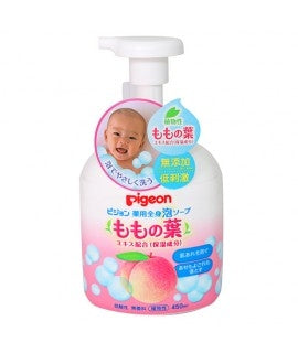 Pigeon桃葉保濕泡沬沐浴露450ML - Pigeon peach moisturize bubble bath 450 ML