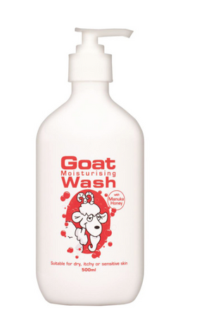 澳洲Goat Wash 麥蘆卡蜂蜜蜂膠山羊奶沐浴露 500ml -Goat Moisturising Wash 500ml(manuka honey)(red)