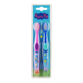 Peppa Pig 粉紅小豬雙套裝兒童牙刷 - Twin toothbrushes